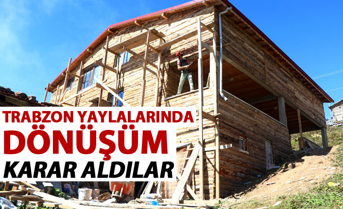 Trabzon yaylalarında dönüşüm - Karar aldılar