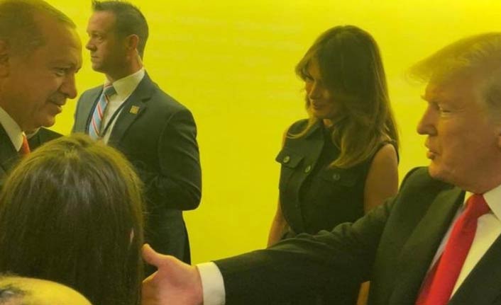 Erdoğan ve Trump bir araya geldi