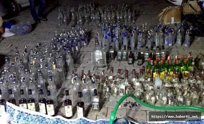 Sahte içki ve kaça sigara ele geçirildi