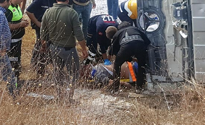 Kalbi duran sürücüyü kalp masajıyla hayata döndürdüler