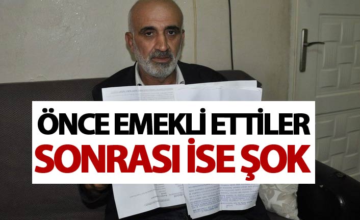 Önce emekli edildi, sonra ödenen paralar istendi