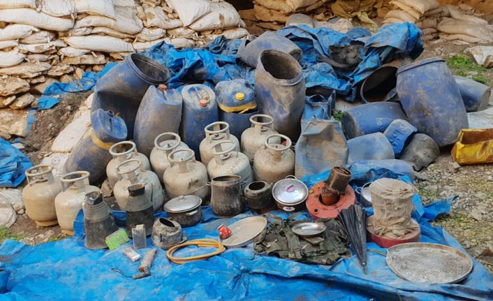 Terör örgütünün kış üslenmesine darbe