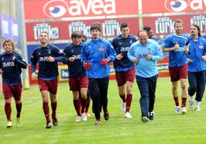 Trabzonspor eksik kadro çalıştı