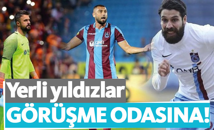 Yerli oyuncular görüşme odasına!