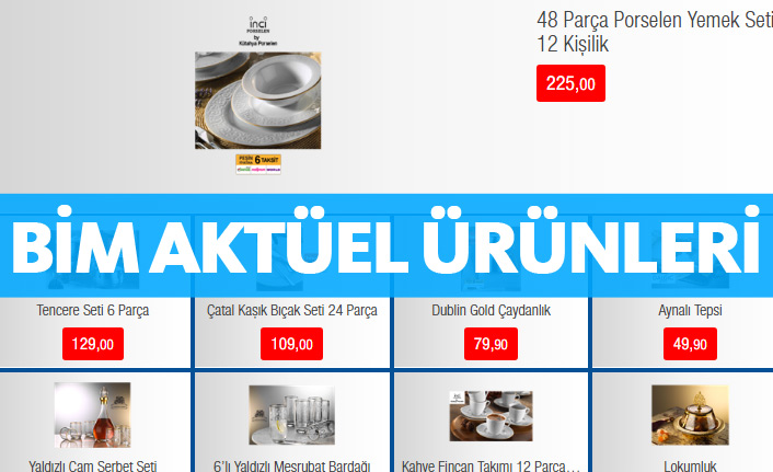 Bim Aktüel Ürünleri 5 Ekim - Bim'de bu hafta neler var?