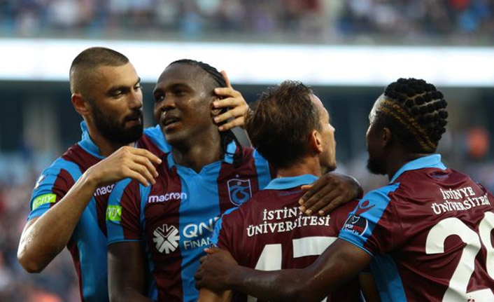 Trabzonspor istatistiklerde zirvede