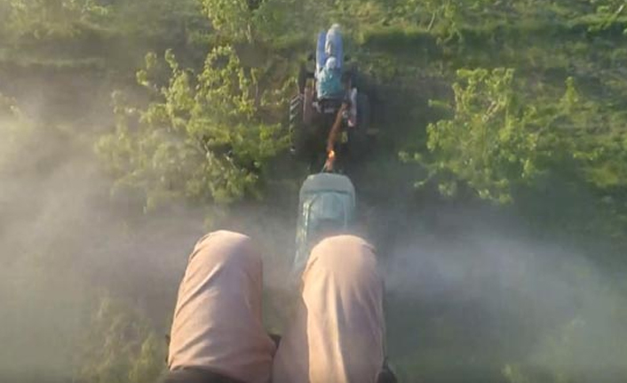 Selam vermek isterken gökten düştü