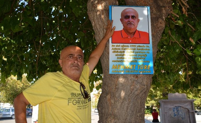 26 yıl önce diktiği ağaca adı verildi