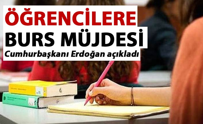 Cumhurbaşkanı Erdoğan Burs ücretlerini açıkladı