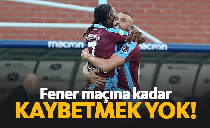Trabzonspor'da hedef seri galibiyetler yakalamak
