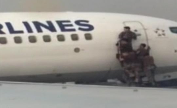 Atatürk Havalimanı'nda nefes kesen anlar!