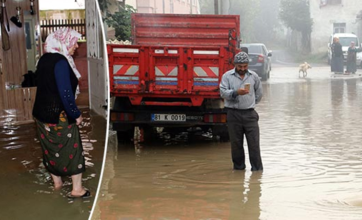 Sokaklar göle döndü