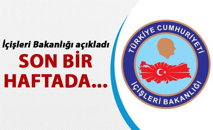 İçişleri Bakanlığı açıkladı! 23 terörist etkisiz hale getirildi