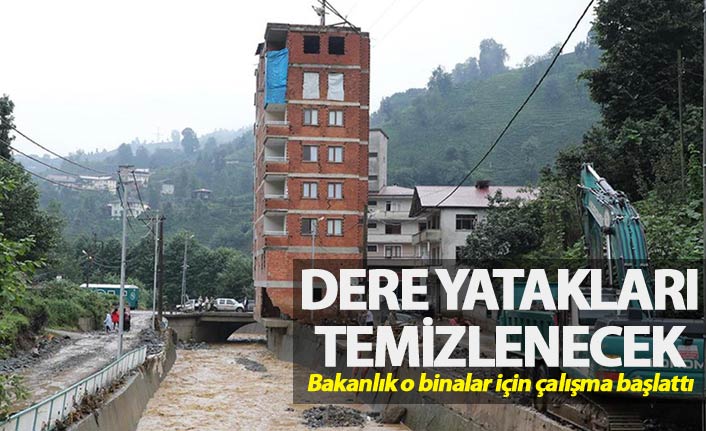 Doğu Karadeniz'de dere yatakları temizleniyor - Bakanlık çalışma başlattı
