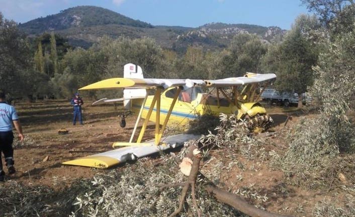 Tek kişilik uçak düştü