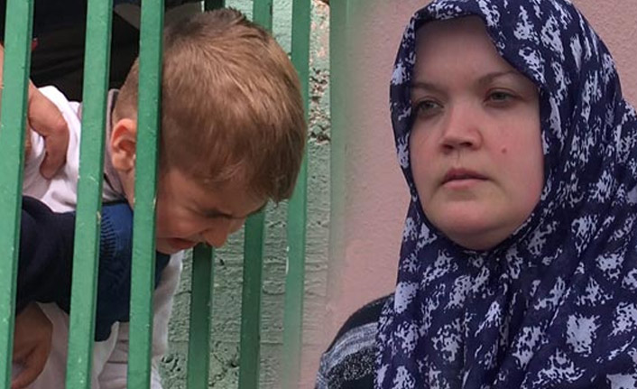 7 yaşındaki çocuğu itfaiye kurtardı