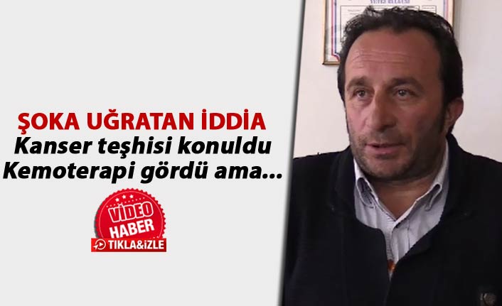 Kanser dendi Kemoterapi gördü, grip çıktı iddiası
