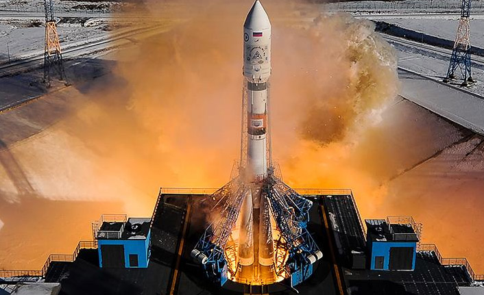 Soyuz roketi fırlatılırken kaza