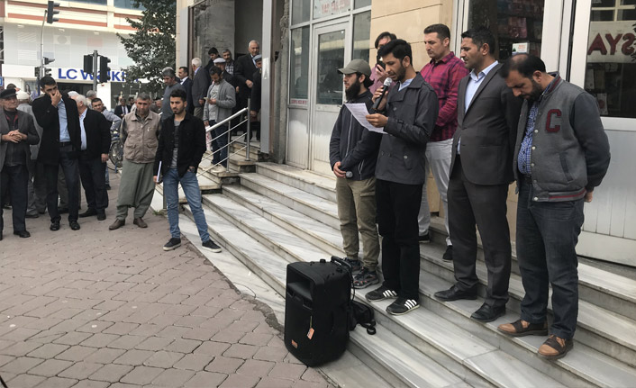 Iğdır vatandaşları İsrail'i protesto etti