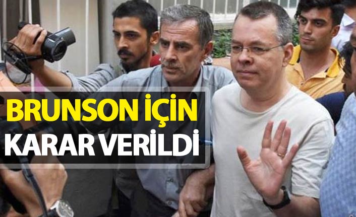ABD'li Rahip Brunson için karar verildi