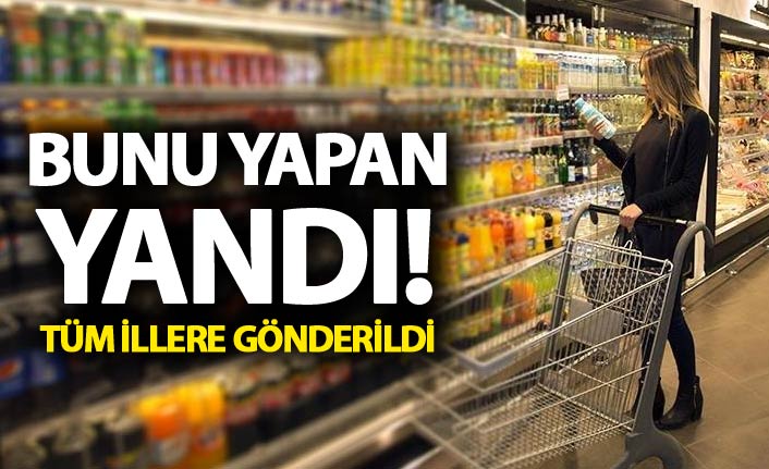 Bunu yapan yandı - Tüm illere gönderildi...