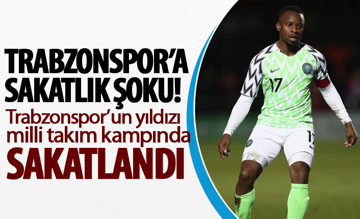Trabzonspor’un yıldızı milli takım kampında sakatlandı