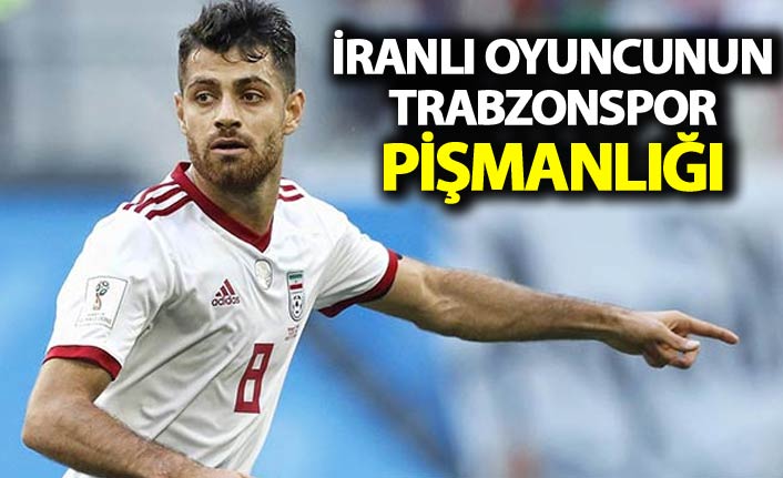 İranlı oyuncu pişman oldu