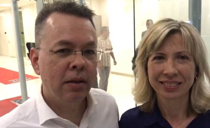 Brunson çifti böyle veda etti