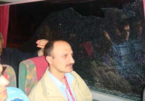 Trabzonspor kafilesine Saldırı