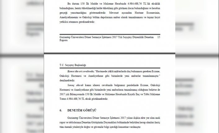 GAÜN’den kayıp ilaç iddialarına yalanlama