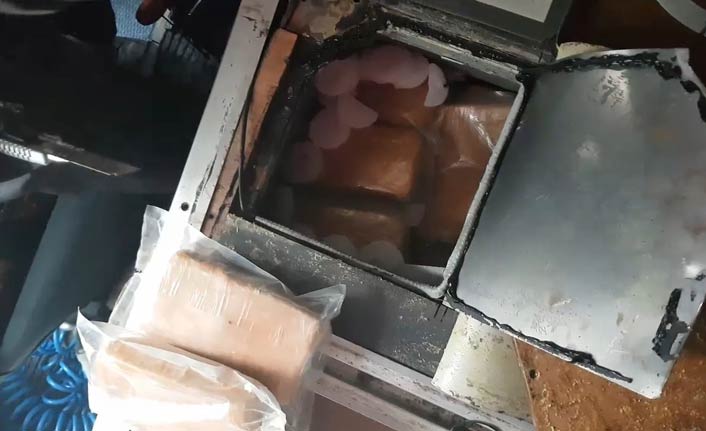 Yolcu otobüsünden 106 kilo eroin çıktı