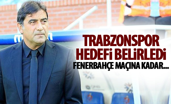 Trabzonspor'da hedef belirlendi