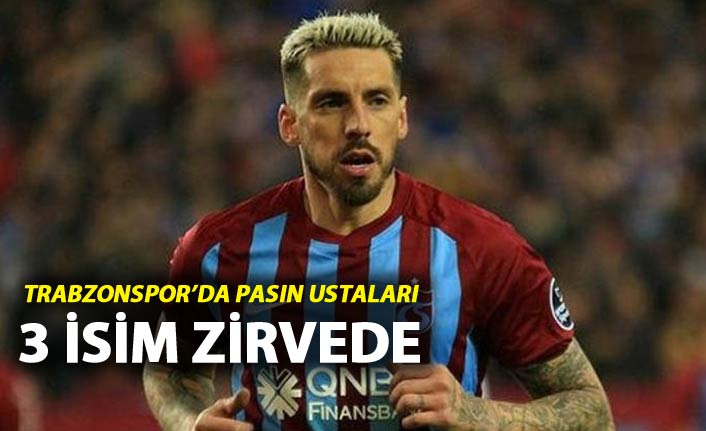 Trabzonspor'da pasın ustaları - 3 isim zirvede