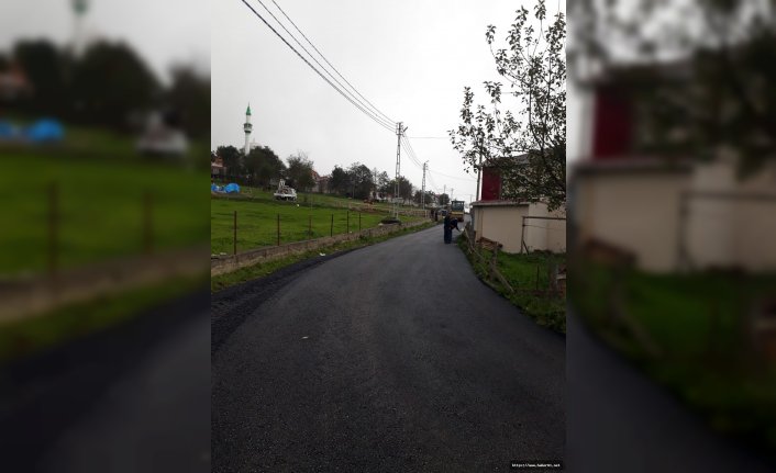 Çal Mağarası yolu asfaltlandı