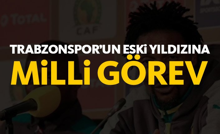 Trabzonspor'un eski yıldızına milli görev