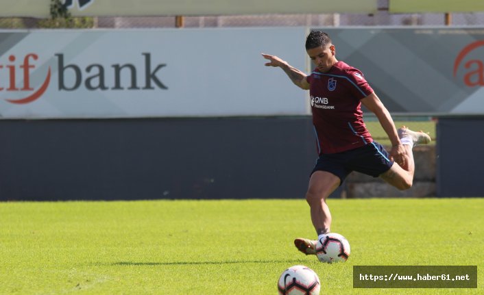 Trabzonspor antrenmanında frikik yarışını sürpriz isim kazandı