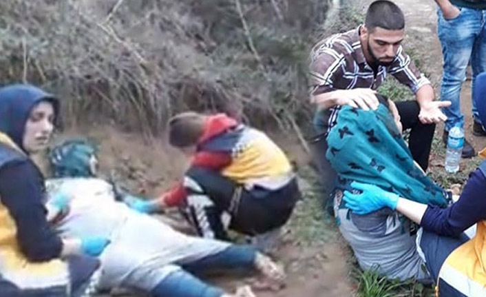 Yolun kenarında baygın halde bulundular