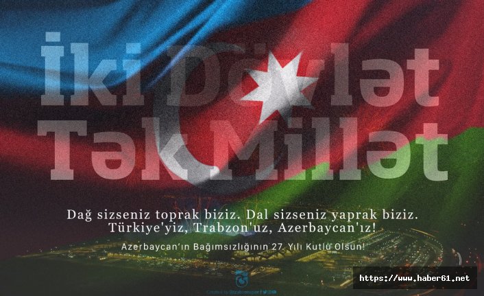 Trabzonspor'dan Azerbaycan mesajı