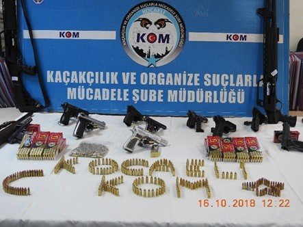 Silah kaçakçılarına büyük darbe: 25 gözaltı