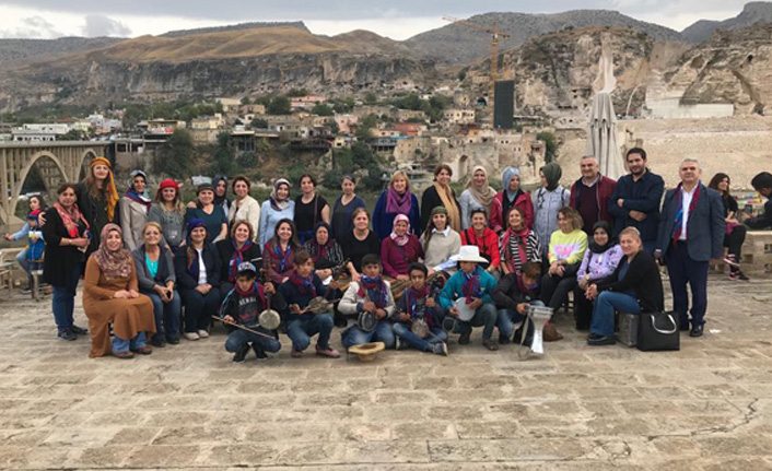 Hasankeyf'te Karadeniz rüzgarı esti