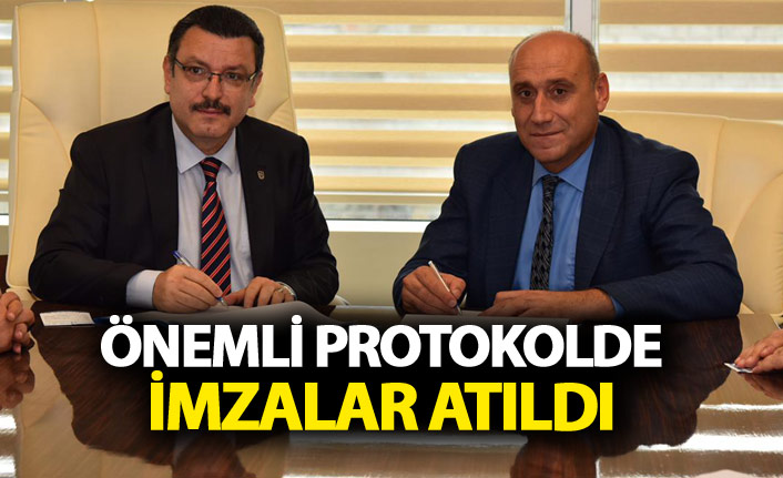 Trabzon'da önemli protokol için imzalar atıldı