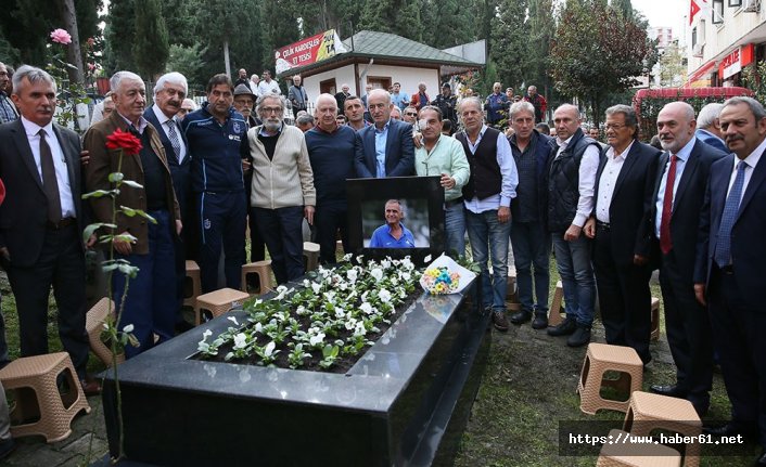 Trabzonspor'un efsanesi mezarı başında anıldı