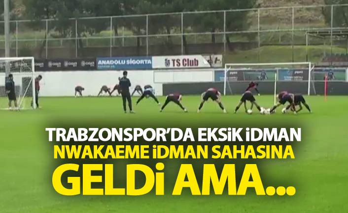 Trabzonspor’da eksik idman! Onazi idmana katılmadı.