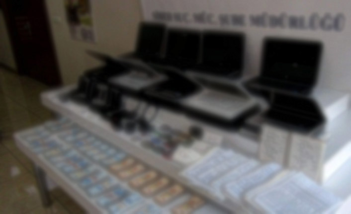 8 siber dolandırıcı yakalandı