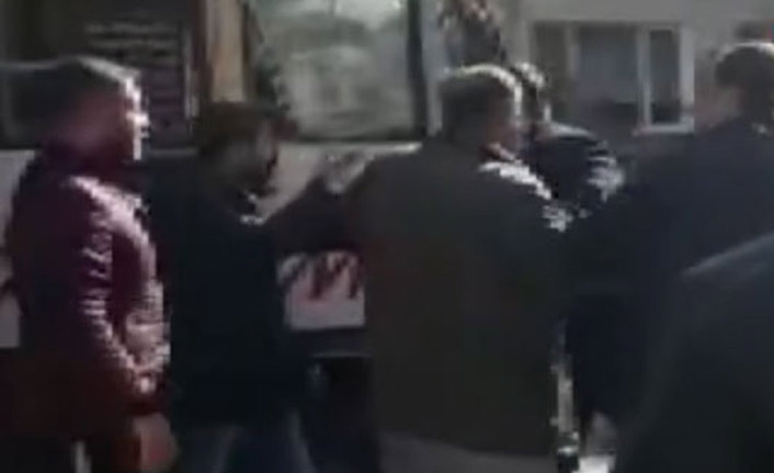 Trafikte sollama dehşeti