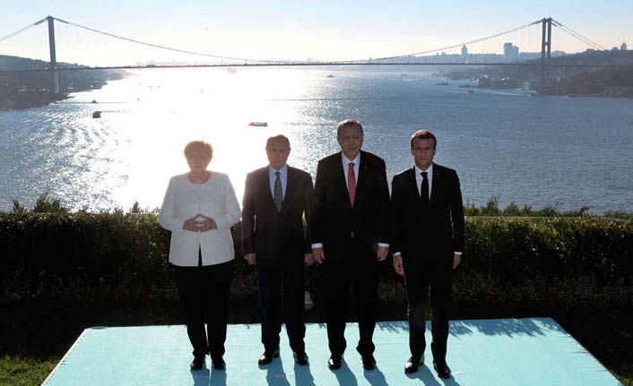 4 lider bugün İstanbul'da Suriye için bir araya geldi