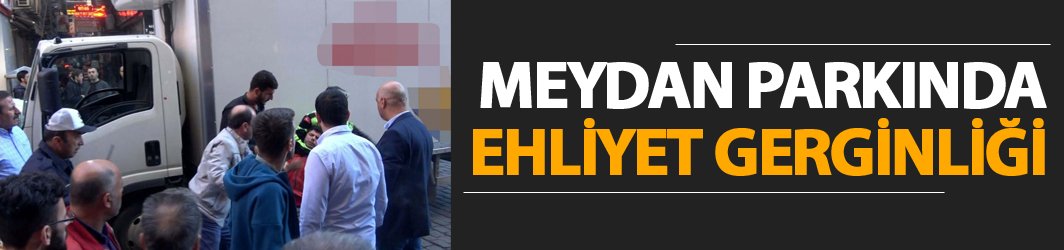 Trabzon'da Polis ile sürücü arasındaki gerginlik