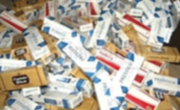 Tencere kutularından kaçak sigara ele geçirildi