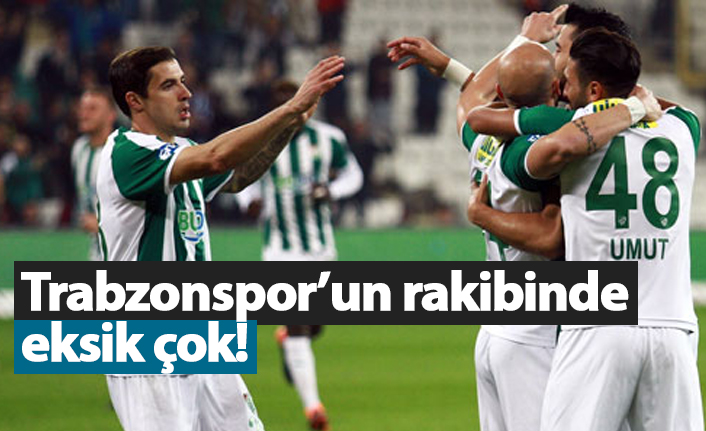 Trabzonspor–Bursaspor maçı öncesi eksikler dikkat çekiyor