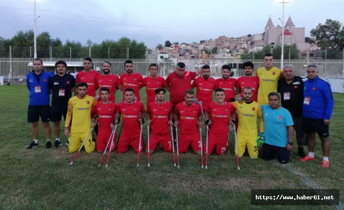 Ampute Futbol Milli Takımı namağlup finalde